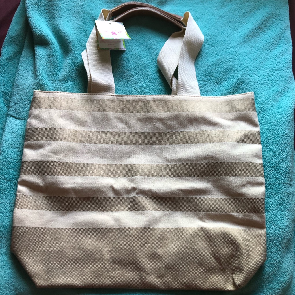 Beige & Tan Tote